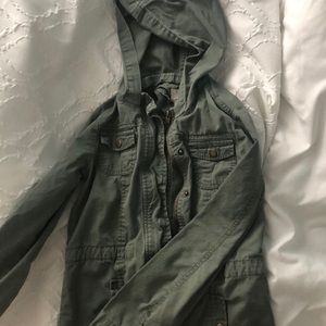 Kids hunter green jacket